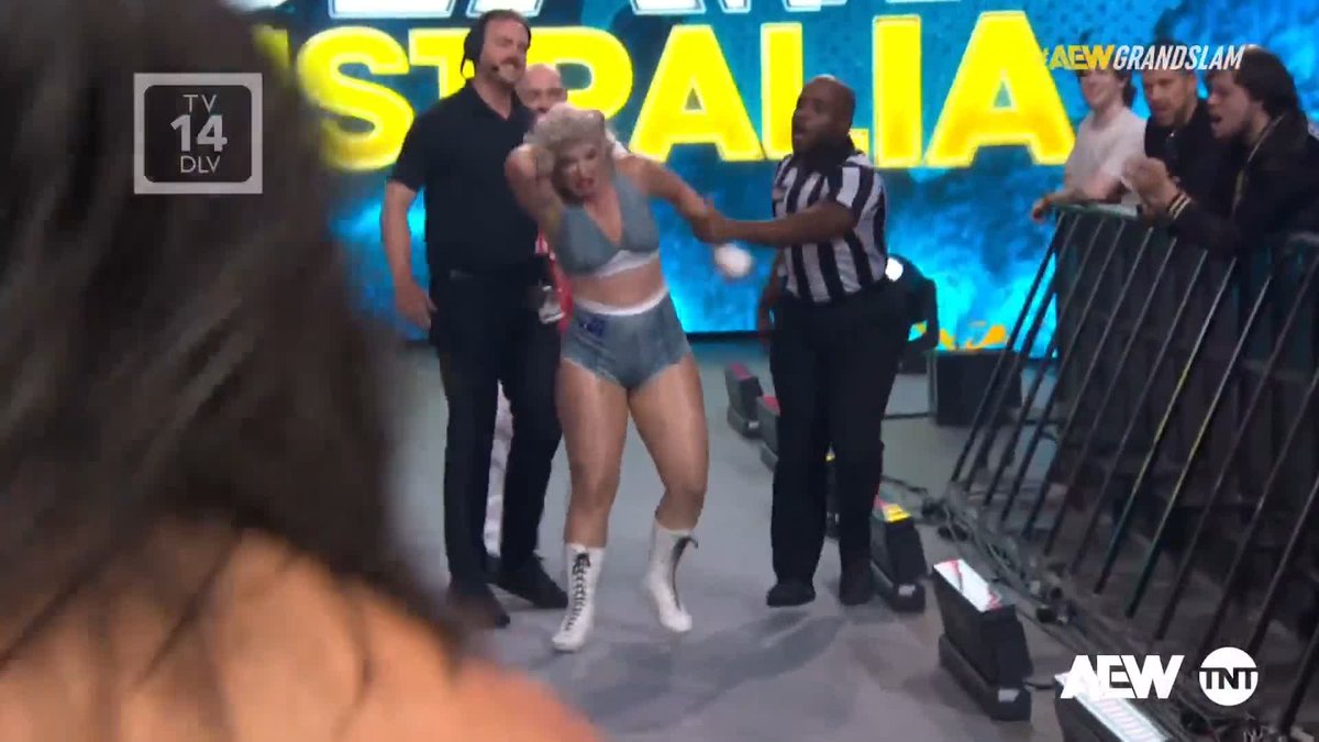 “Timeless” Toni Storm is back and ANGRY! Watch #AEWGrandSlam Australia on TNT & HBO Max