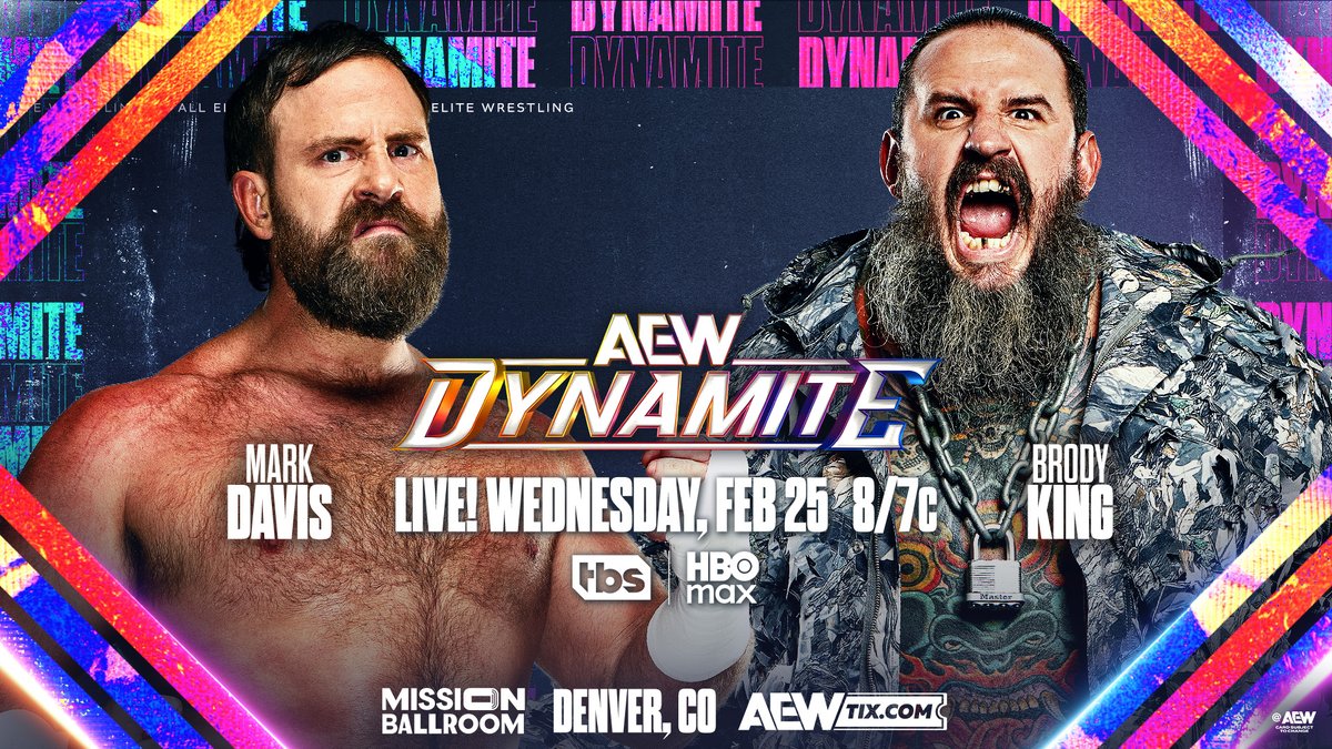 Brody King says he was too close to beating MJF... but he will not give up and keep coming after the AEW World Championship. THEN NAMES A SPECIFIC DATE... FEBRUARY 25 DYNAMITE IN DENVER, COLORADO ISSUING A FIGHT. 👀