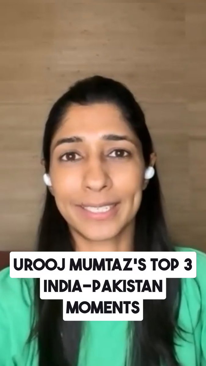 Urooj Mumtaz picks her top 3 #INDvPAK moments