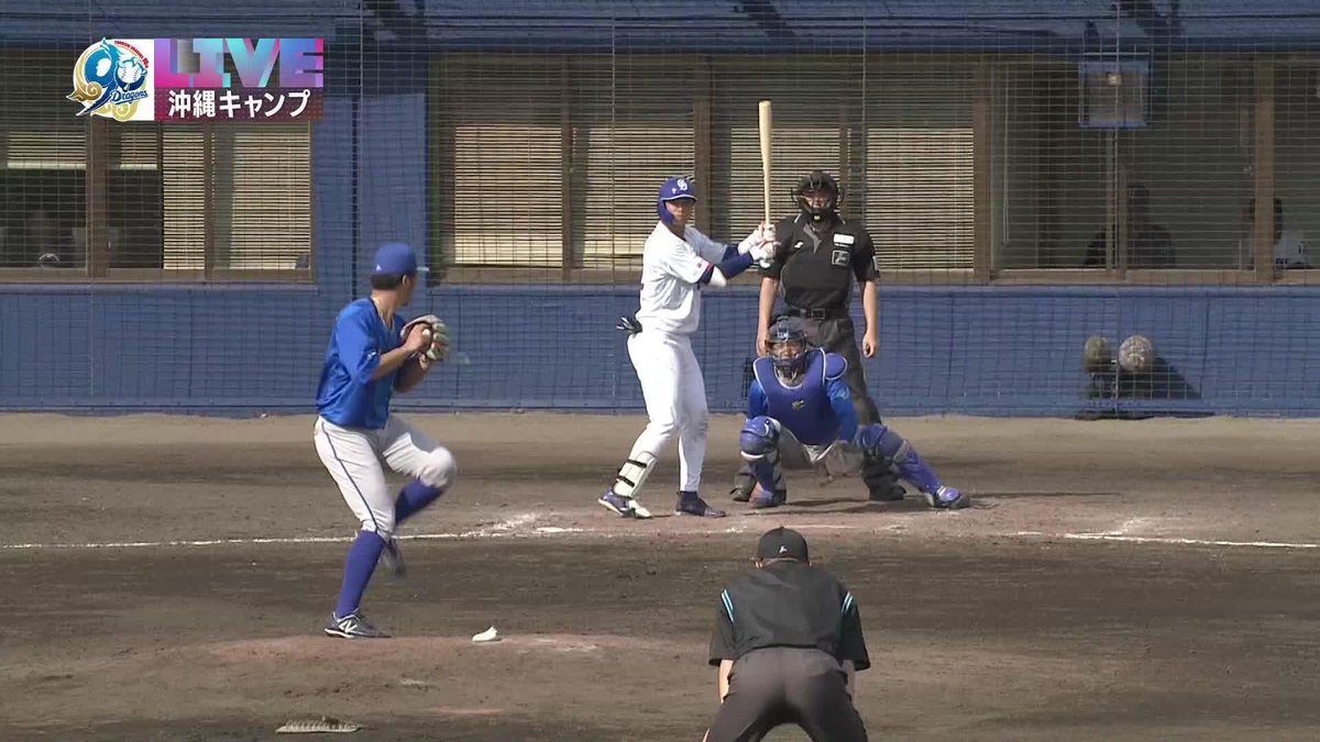 狙いすました 図ったようにセンター前 味谷大誠がタイムリーヒット 🌸中日×DeNA 練習試合 #baystars #だったらDAZN