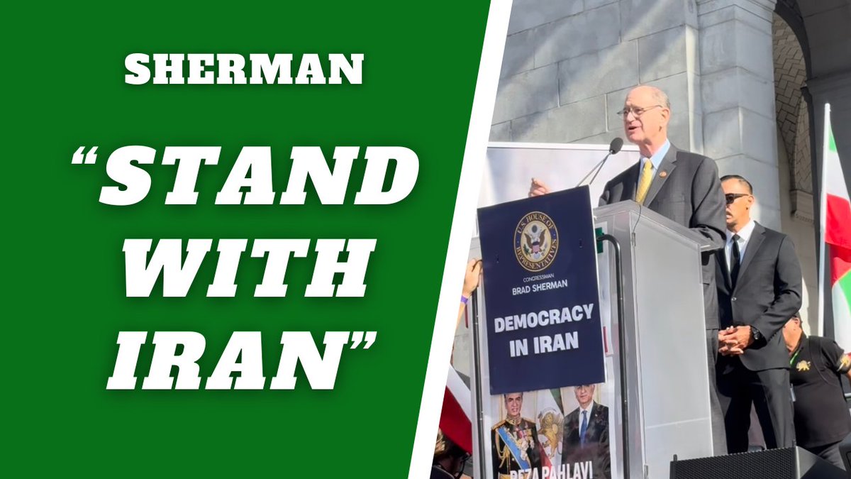 Today I joined thousands in LA to stand with the people of #Iran in their struggle against the Ayatollah’s brutal regime. Brave #Iranians continue to demonstrate – despite the murder of thousands of protesters – risking everything for freedom, human rights & a democratic future.