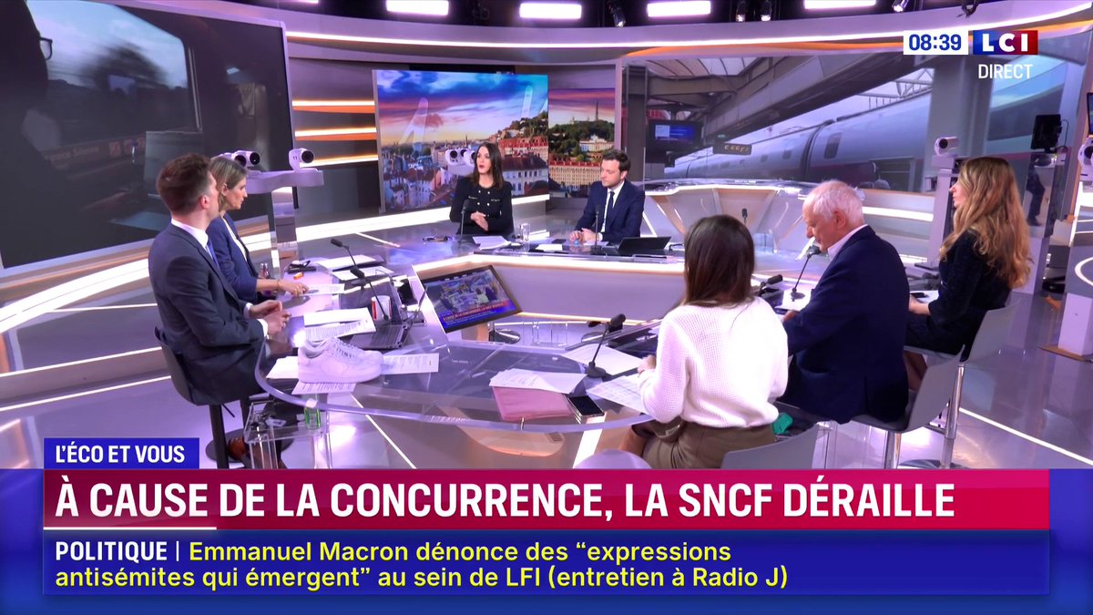 🚆 A cause de la concurrence, la SNCF déraille ▶️ L'éco et vous avec Catherine André 📺 La matinale LCI week-end présentée par @ClaireFournier_ et Guillaume Cérin