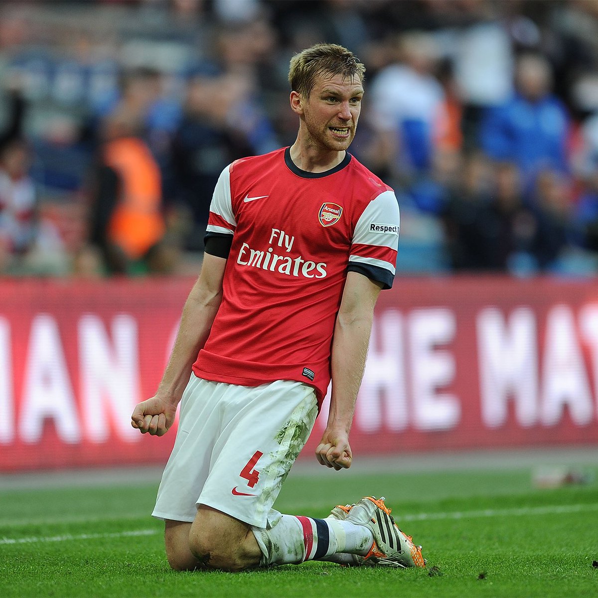 Last time out against Wigan Athletic... Some late drama thanks to Per Mertesacker in the 2014 FA Cup semi-final ๐คฉ ๐ค @BitPanda_global