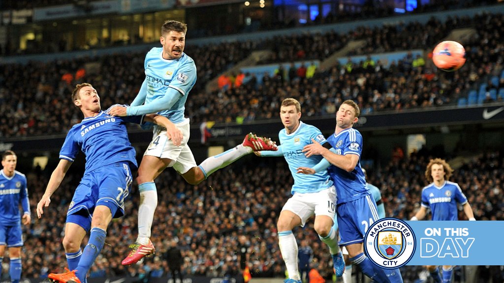 #OnThisDay: #ManCity 2-0 Chelsea [2014] ⚽️ [16'] Stevan Jovetić ⚽️ [67'] Samir Nasri Official