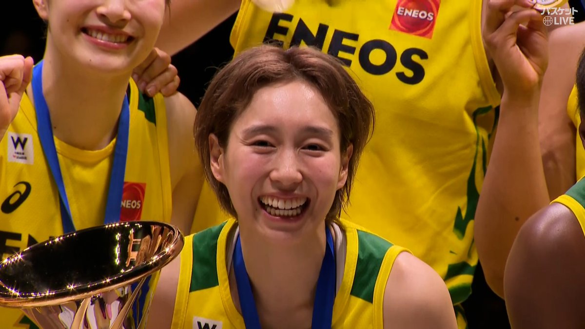 #大樹生命 #Wリーグユナイテッドカップ 🏆CHAMPIONS🏆 #ENEOSサンフラワーズ 皇后杯との2冠達成🎉 #宮崎早織 のラストダンスは 最高の笑顔とともに優勝で締めくる🌻 #ENEOSサンフラワーズ 🆚 #デンソーアイリス #バスケットLIVE 📡 #Wリーグ W LEAGUE（Wリーグ） ENEOSサンフラワーズ🌻ENEOS Sunflowers【公式】