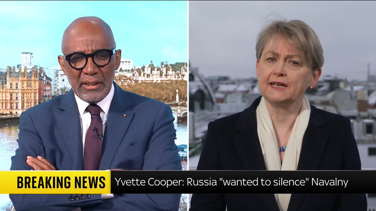 'We have seen both Reform and the Greens undermine that commitment to the NATO alliance.' Foreign Secretary Yvette Cooper defends Sir Keir Starmer after he told world leaders to beware of Reform UK and the Green Party at the Munich Security Conference.