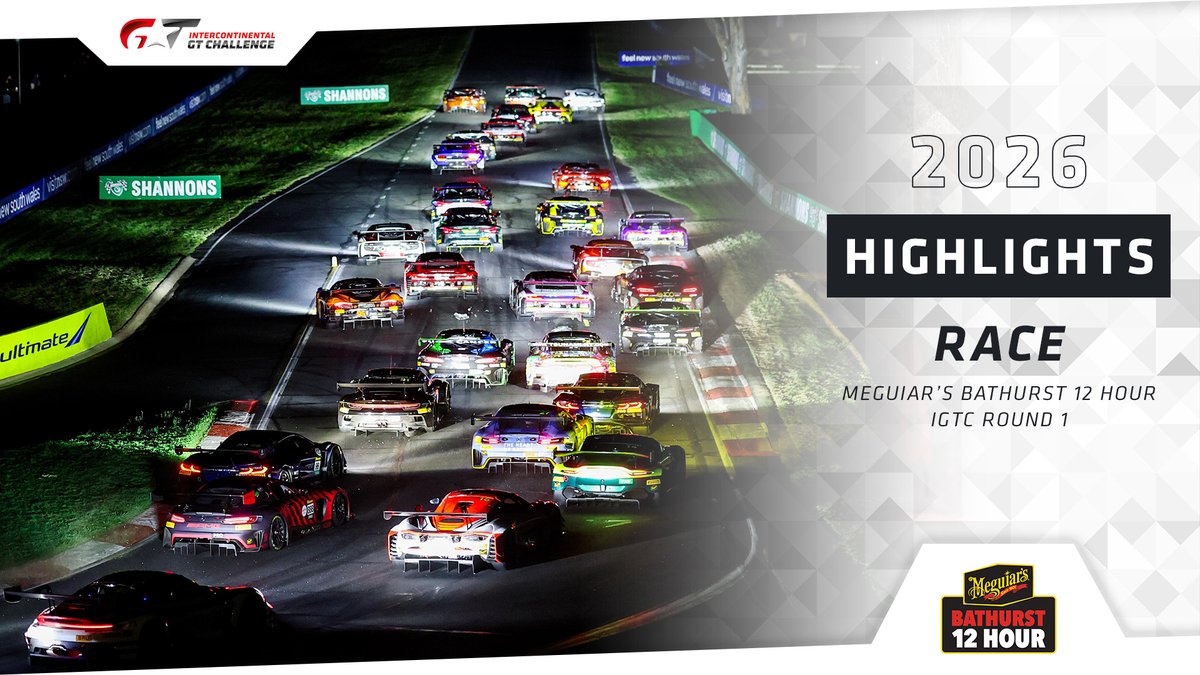 #B12Hr HIGHLIGHTS 🍿 Huge crashes, records broken, and popular first time winners: Mount Panorama delivered once again! #IGTC 🦘