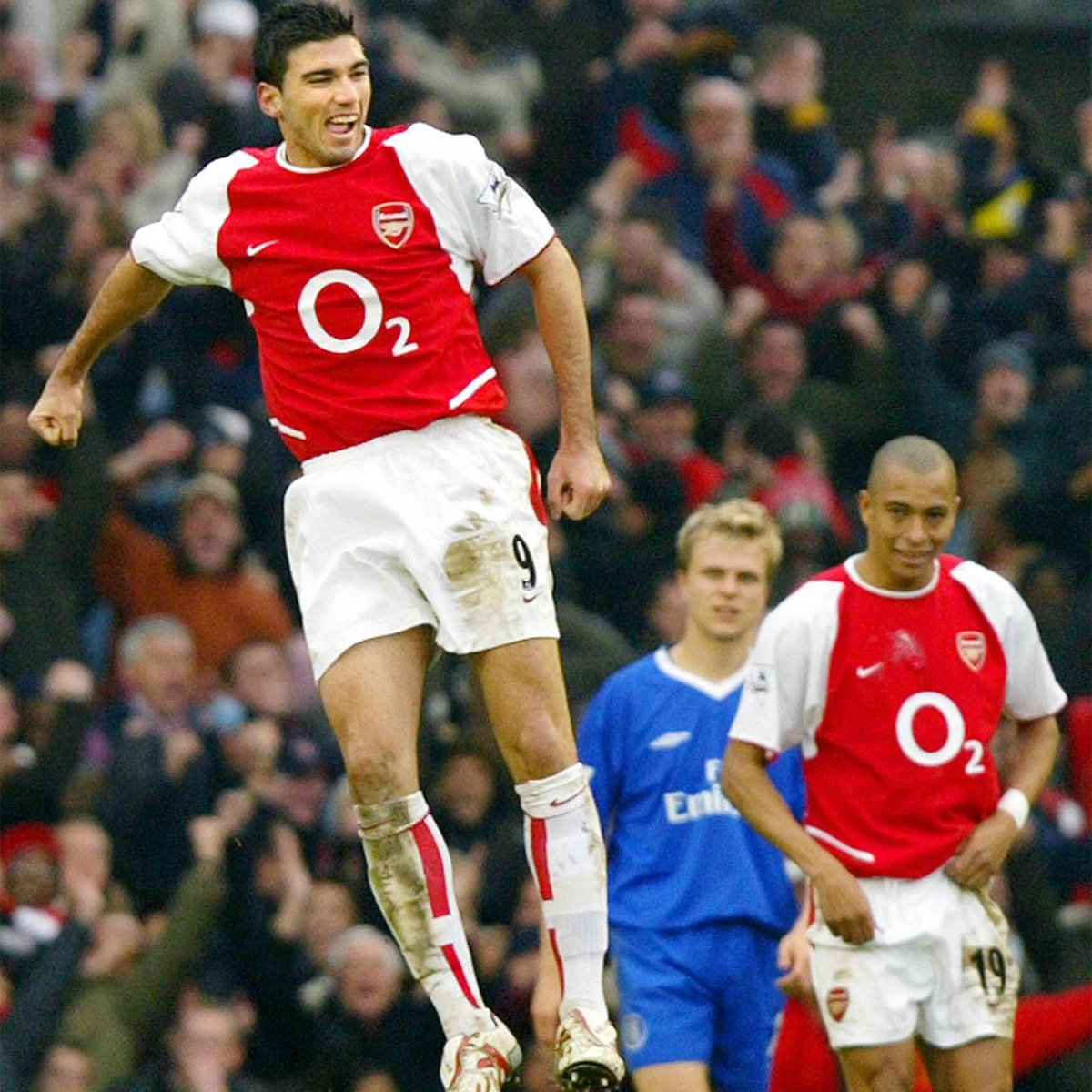 📆 On this day in 2004... José Antonio Reyes capped a magnificent comeback against Chelsea with his first goals for The Arsenal ❤️