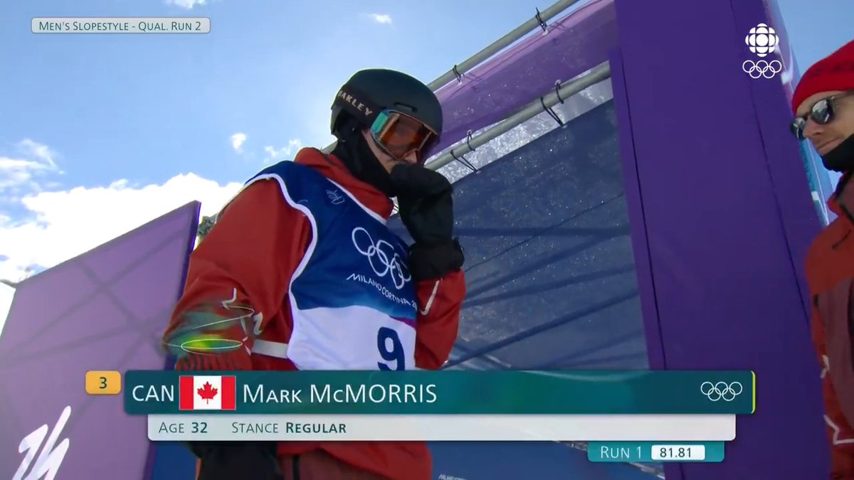 Mark McMorris did not come to play 😤 The Canadian is sitting 3rd in slopestyle qualifications WATCH: