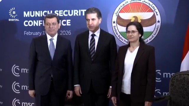 VİDEO - Kürdistan Bölgesi Başkanı Neçirvan Barzani, Münih'te Mazlum Abdi ve İlham Ahmed ile bir araya geldi #MSC2026