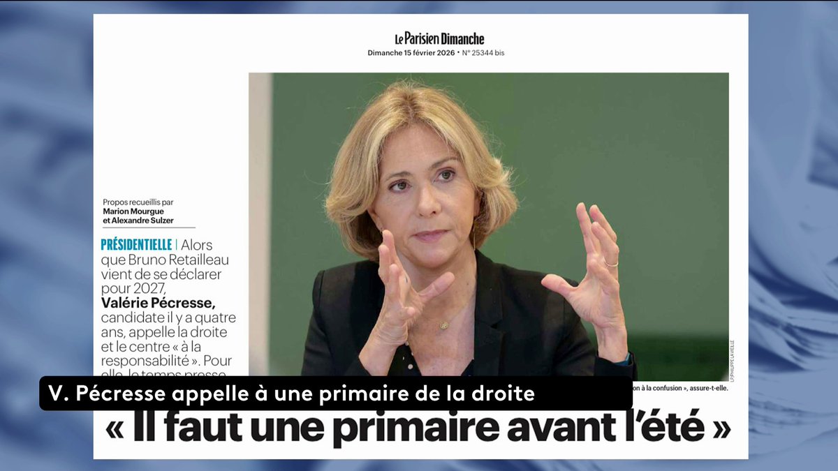 🔴🗣 Primaire de la droite : "il faut éviter la multiplication des candidatures", estime Marc Ferracci après que Valérie Pécresse ait appelé à une primaire de la droite. #canal16
