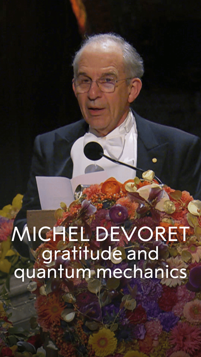 "We owe our prestigious award to the many scientists, in many labs all over the world, who have taken these atoms and developed an entire field of research, not only in academia, but also in industry." Watch 2025 physics laureate Michel Devoret's banquet speech where he spoke about quantum mechanics and the influence of Anthony Leggett, awarded the 2003 physics prize.