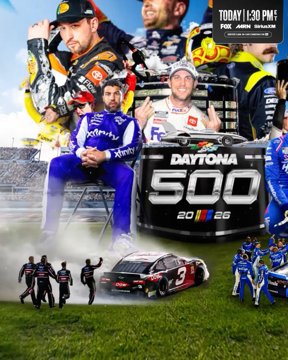 Desired by all. Achieved by few. A #DAYTONA500 victory is a legacy-defining moment.