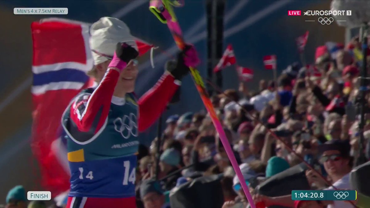 LO HIZO. Pyeongchang 2018 🥇🥇🥇 Pekín 2022 🥇🥇 Milán-Cortina 2026 🥇🥇🥇🥇 Johannes Høsflot Klæbo 🇳🇴, primer deportista de la historia con NUEVE OROS en unos JJOO de Invierno. Historia del deporte y del olimpismo.