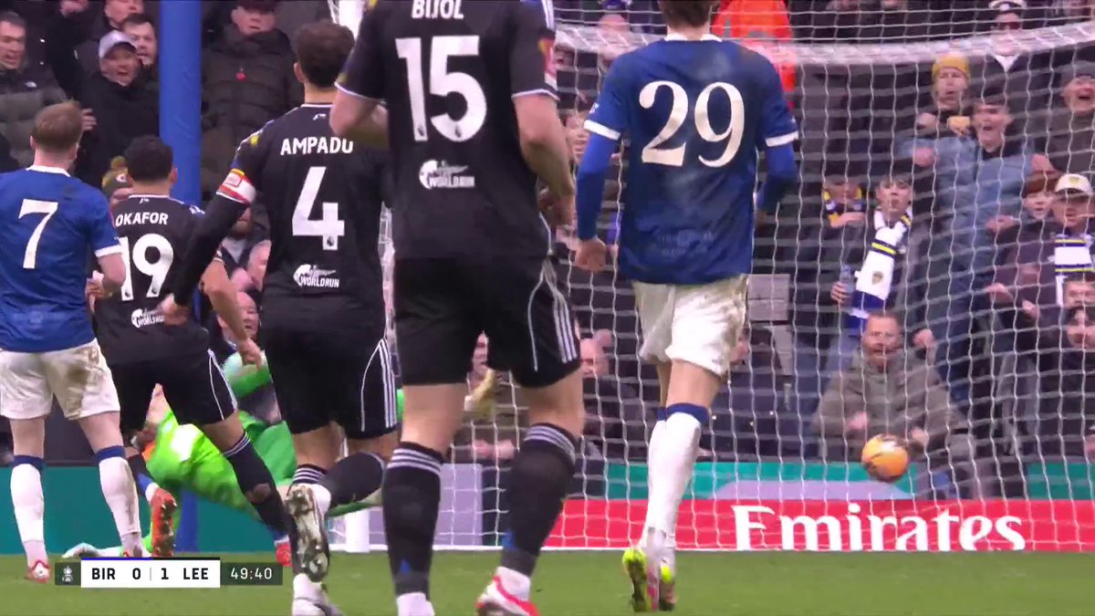 Nmecha with a brilliant individual goal to put Leeds ahead 🚀 📺 TNT Sports &amp; discovery+ UK
