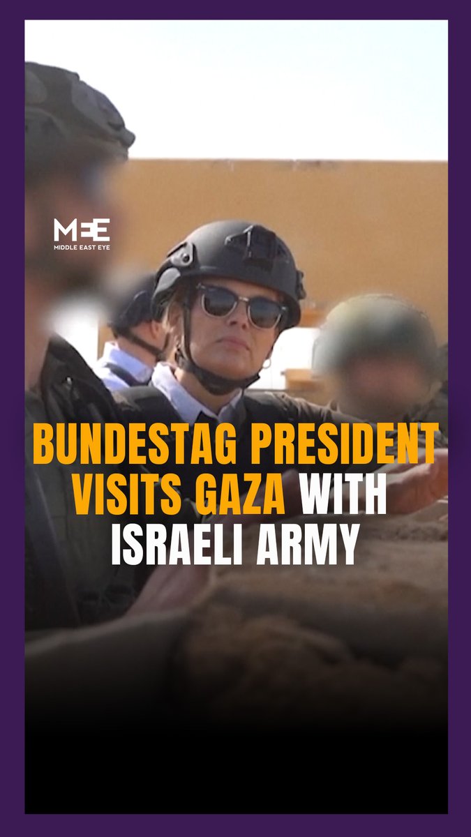 Footage shared by the Israeli army shows Bundestag President Julia Klockner on a visit to Gaza with the Israeli army. Politicians from the Social Democratic and Green parties criticised her for failing to meet with official Palestinian representatives.