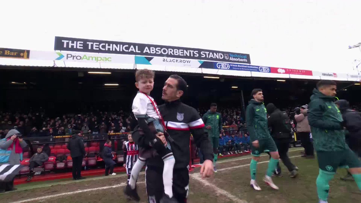 An incredible atmosphere inside Blundell Park 🔊 Grimsby Town 🆚 Wolves 📺 Watch live on Football on TNT Sports and discovery+ UK