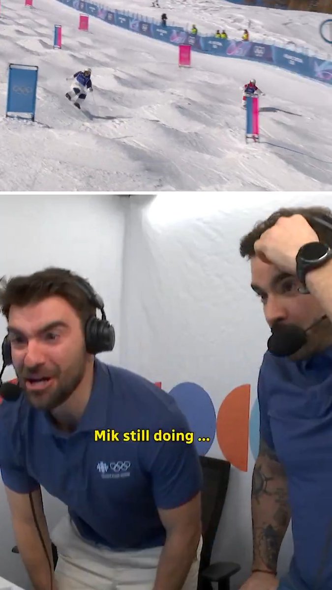 Gold medal play-by-play from Philippe Marquis and Alexandre Despatie 😂🎙️