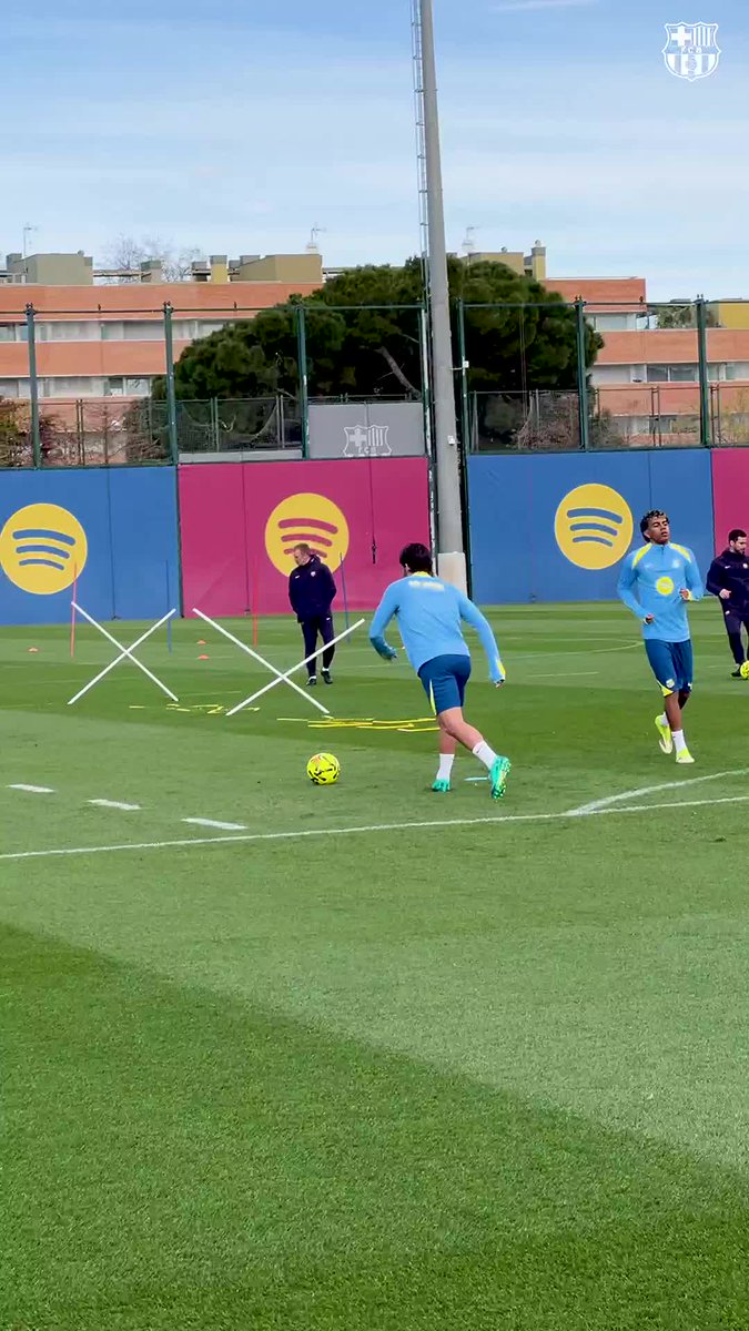The last training session before #GironaBarça ✅