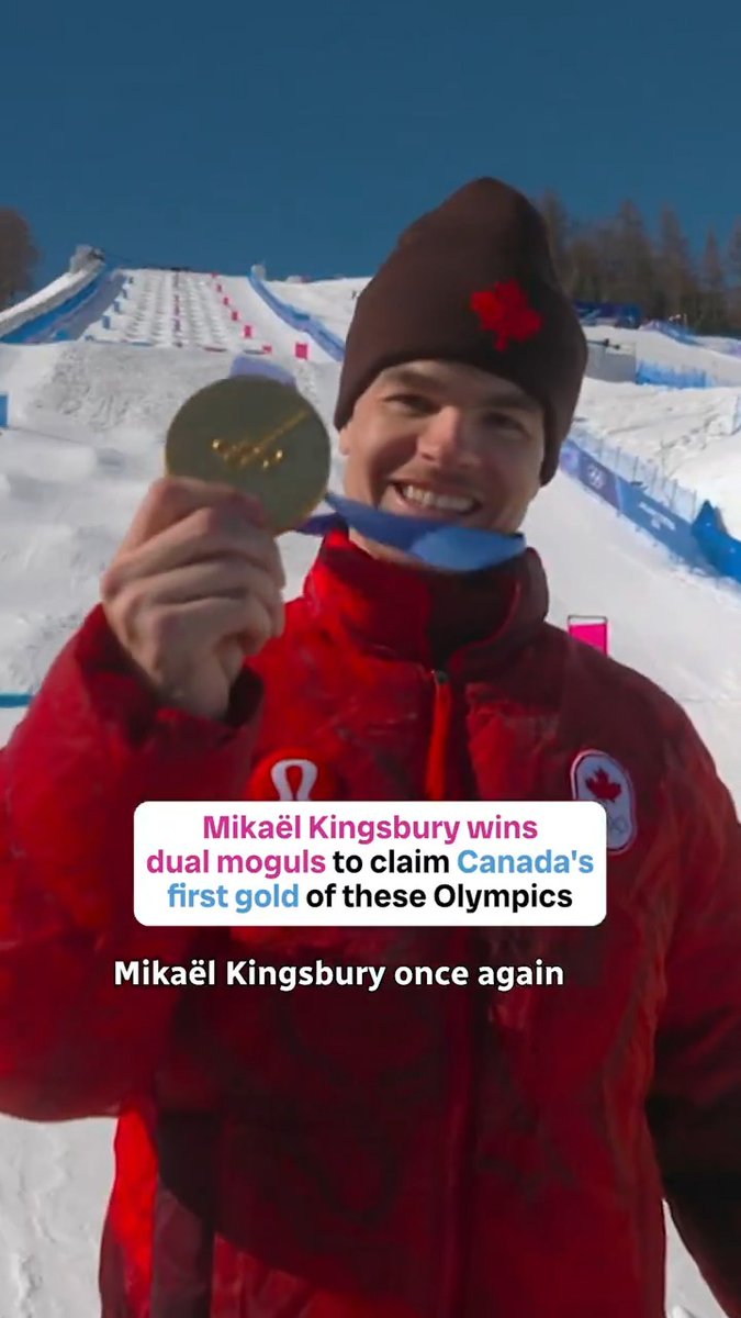 Canada brings home the gold🥇🇨🇦 Congratulations, Mikael Kingsbury!