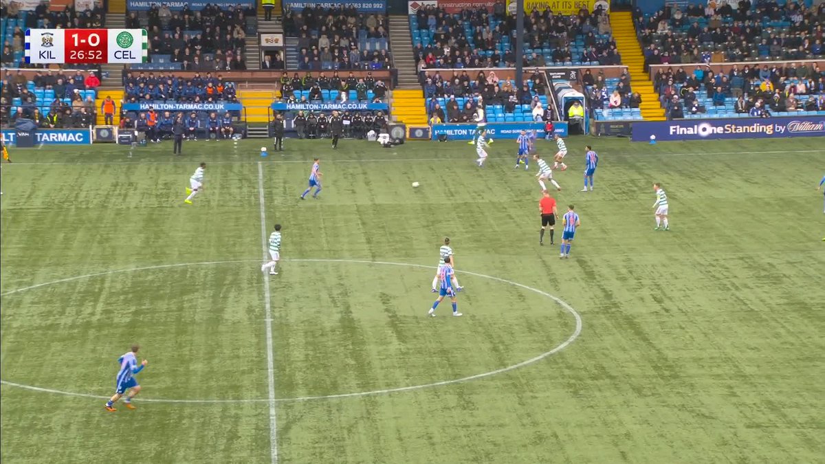 🎙️ “A huge moment for Kilmarnock!” Joe Hugill scores his first goal for the home side and doubles their lead over Celtic! ⤵️