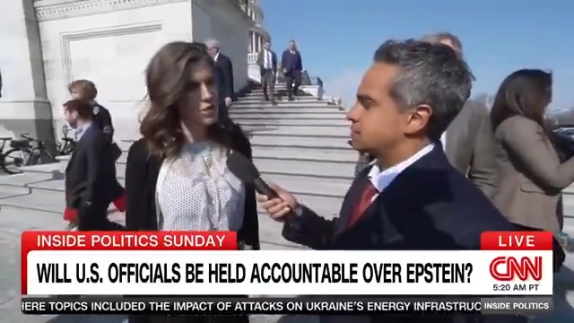 NEW: GOP Rep. Nancy Mace tells manukr the Justice Department has made "no effort, not at all to prosecute predators in the Epstein cases." She added that she has "personally have lost all faith in our justice system." #InsidePolitics Rep. Nancy Mace