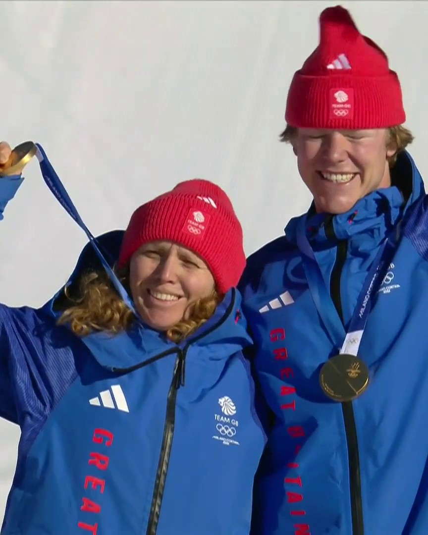 First-ever Olympic Gold for Britain on snow! 🥇🇬🇧 Congratulations, Charlotte Bankes and Huw Nightingale! 👏