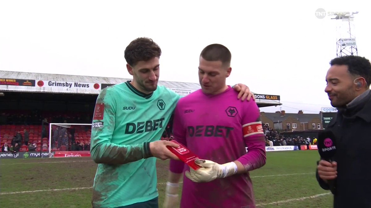"A cup run would be unbelievable for the fans, the club and us" Sam Johnstone on Wolves' hopes in the FA Cup after defeating Grimsby 📈 📺 TNT Sports &amp; discovery+ UK