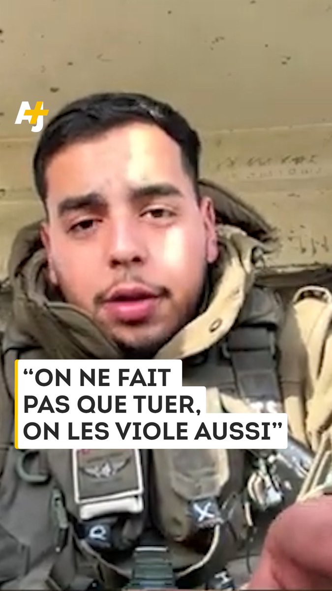 “On ne fait pas que tuer, on les viole aussi” : se présentant comme un soldat israélien, il affirme qu’en plus de tuer des femmes et des enfants palestiniens, il les viole également.