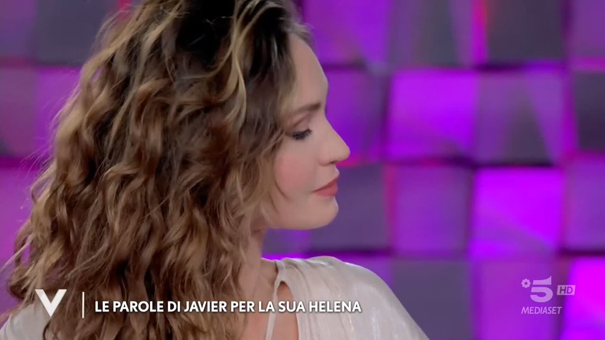 “Quando penso al mio futuro, io penso a te. Per sempre tuo” 💌 Più uomini come Javier 😭 #Verissimo #Helevier