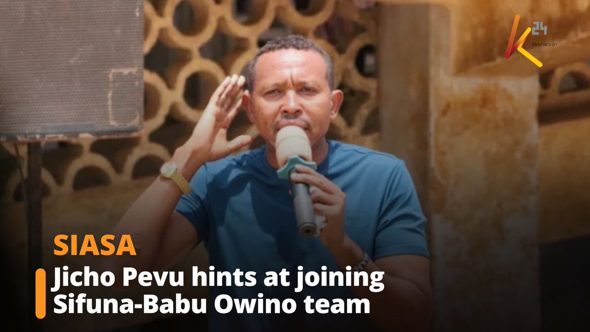 Jicho Pevu hints at joining Sifuna-Babu Owino team