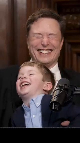 Elon with Lil X are adorable father and son :)