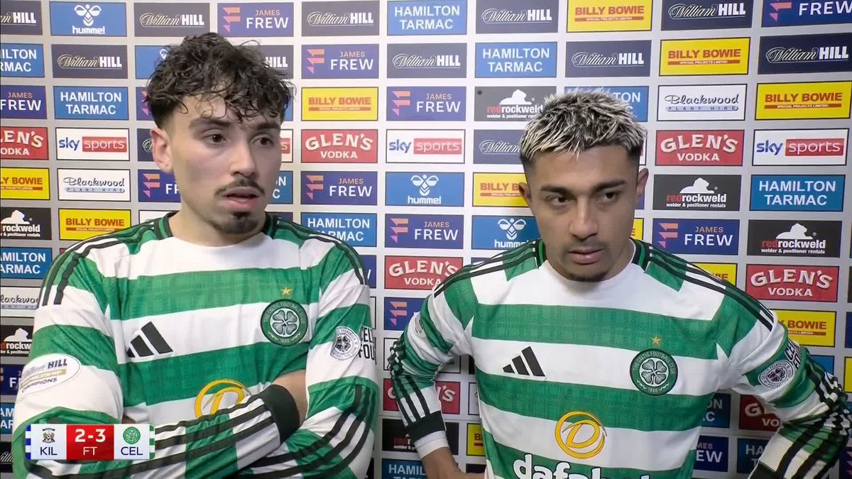 🗣️ “This is what Celtic’s about” 🗣️ “I wanted to help the team” Julian Araujo and Sebastian Tounekti reflect on Celtic’s late victory over Kilmarnock ⤵️