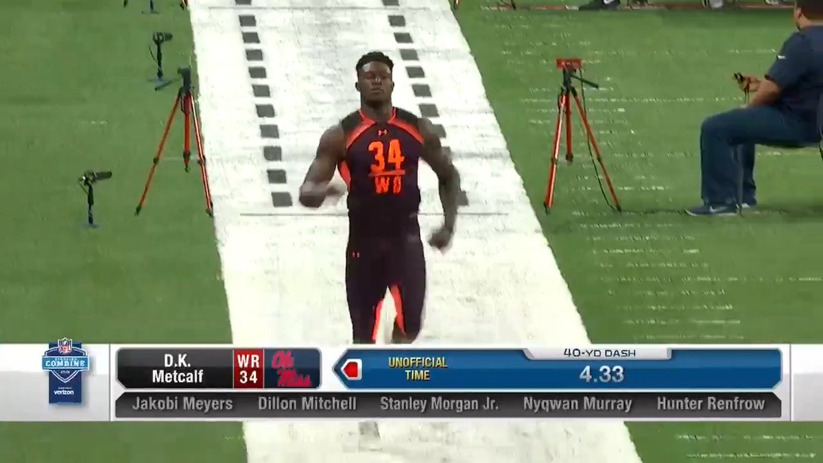 Had to bring back DeKaylin Metcalf's legendary Combine tape 📼 2026 NFL Combine starts Feb. 26 on NFL Network Stream on NFL+