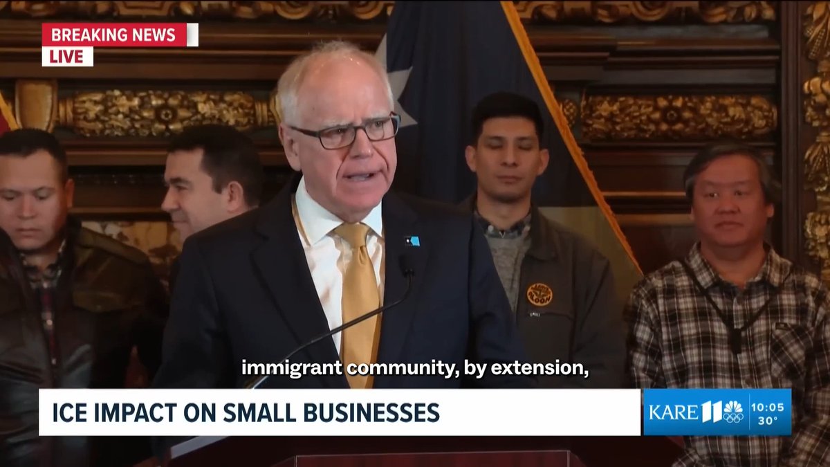 Gov. Tim Walz’s message to our immigrant communities: “We see you, we hear you, we value you.”