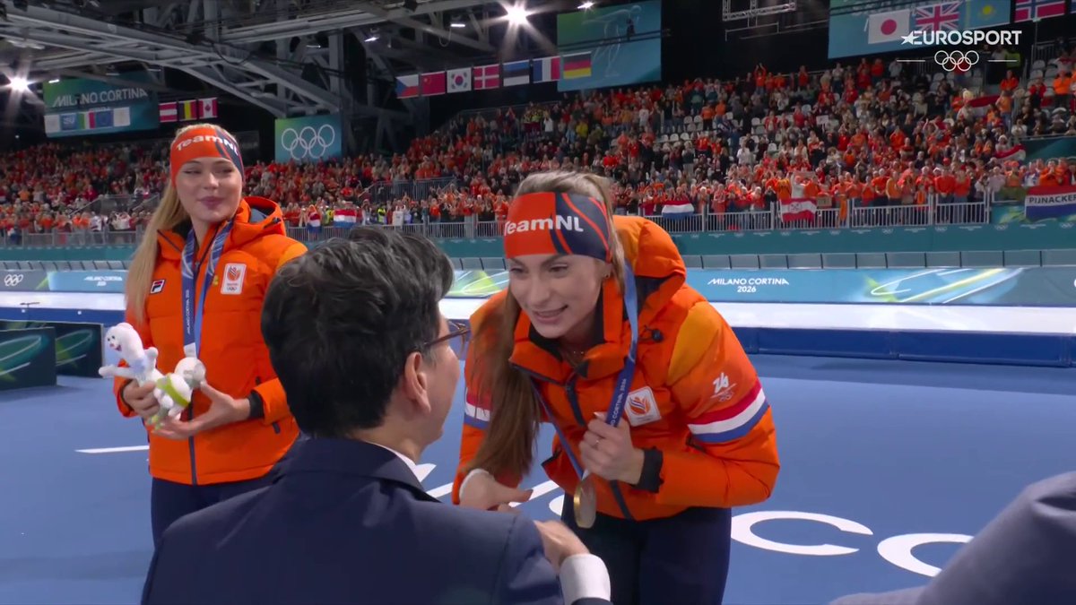 🔥🇮🇹 | Daar is-ie al! De gouden plak voor de oppermachtige Femke Kok. Wat was ze goed en wat was ze snel! 🥇🇳🇱 #MilanoCortina2026 Winterspelen 👀 HBO Max