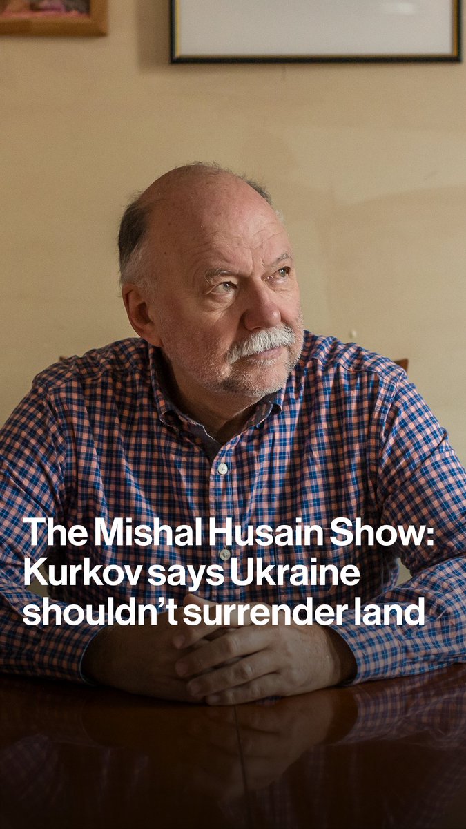 "Russia will not stop. Putin will not stop." Ukrainian writer Andrey Kurkov tells Mishal Husain President Zelenskiy should resist pressure to give up land as part of any US-brokered peace deal. Subscribe to The Mishal Husain Show wherever you get your podcasts