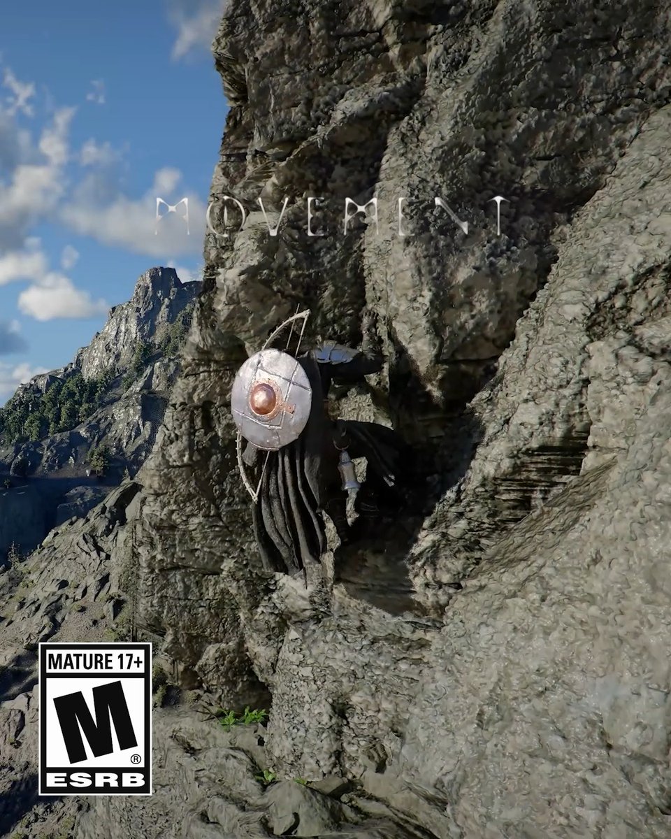 Movement in Crimson Desert: - Walk or use a horse - Climb like in BOTW - Fly an umbrella - Mount a DRAGON - Pilot a MECH - Swing like SPIDER-MAN with a grapple hook - Use grapple to launch yourself by pulling a tree - Fly with magic wings