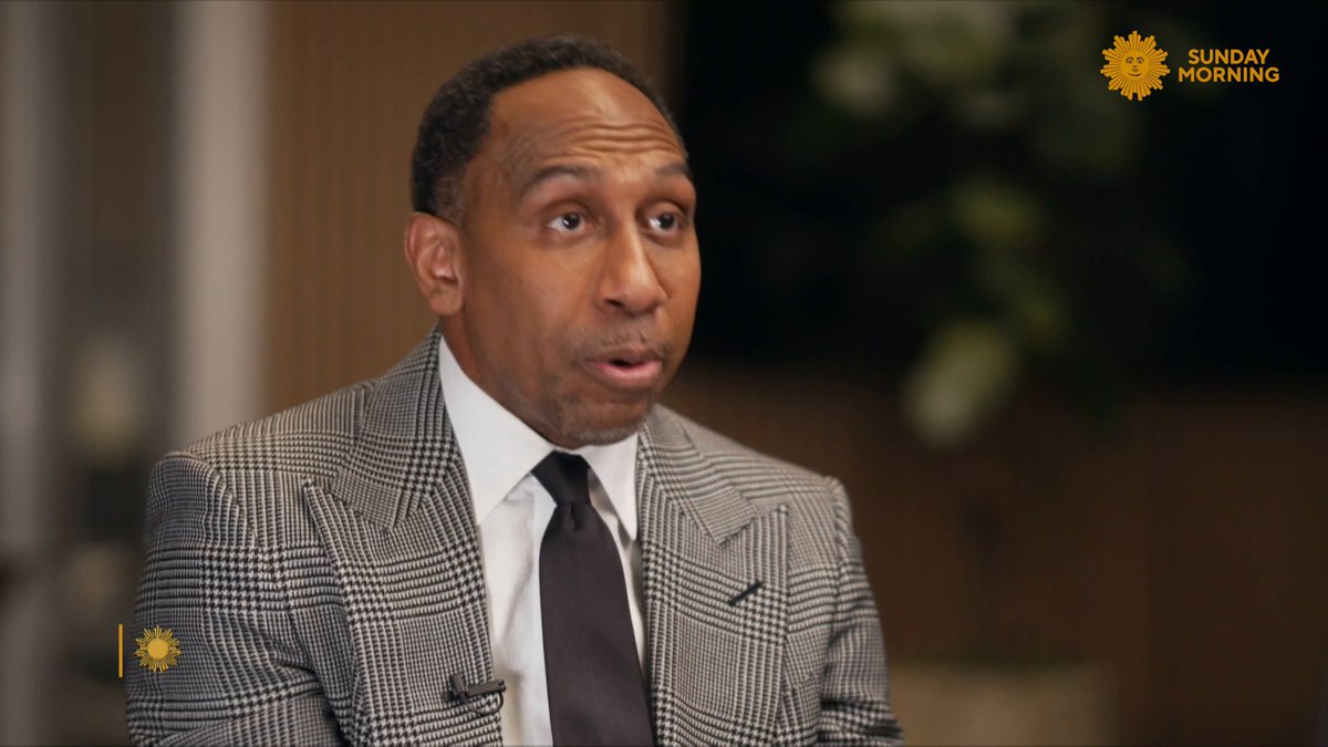 The great Stephen A Smith featured on CBS Sunday Morning 🌞: