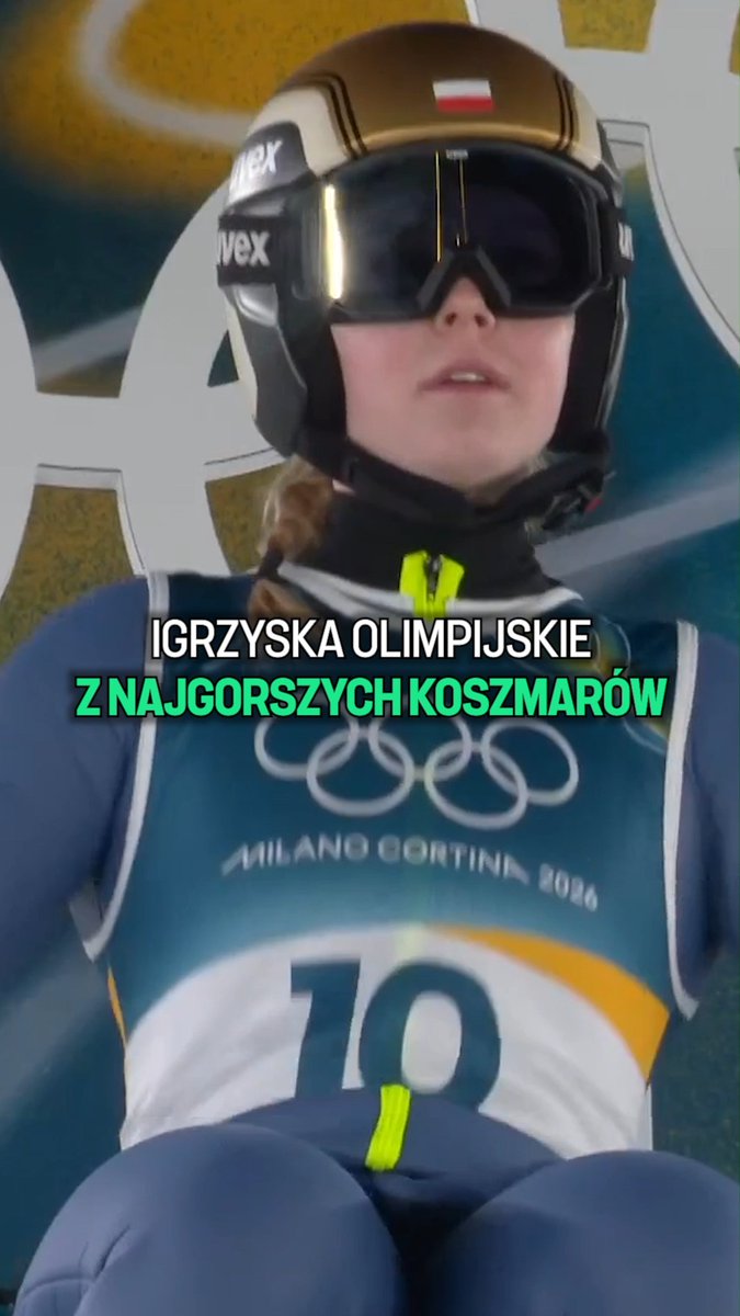 Skok Poli Bełtowskiej zupełnie do zapomnienia. Kolejny na tych igrzyskach. #MilanoCortina2026 #skijumpingfamily #TeamPL #HomeOfTheOlympics