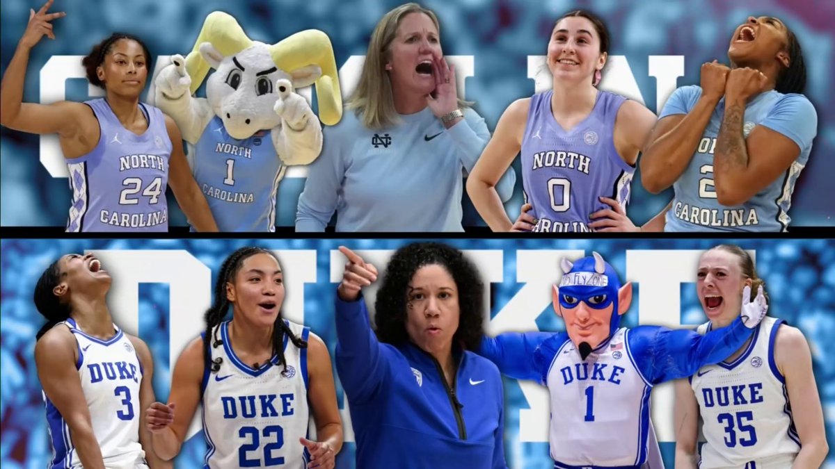 WHO WILL TAKE THE RIVALRY DUB? 👀 Watch No. 21 UNC-No. 11 Duke on ABC and the ESPN App 🍿