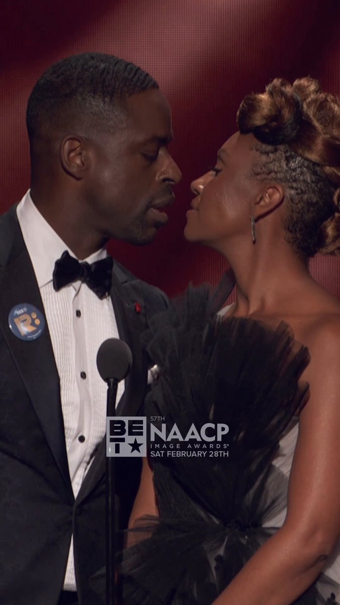 Still feeling the love from Valentine’s Day 💘✨ Sterling K. Brown and Ryan Michelle Bathe have us fully convinced we need to see them in a show or movie together ASAP. We need this chemistry on screen. 🔥 Don’t miss the 57th #NAACPImageAwards, Saturday, Feb 28 8/7c on #BET. It’s a celebration of love, talent, and excellence you won’t want to miss.
