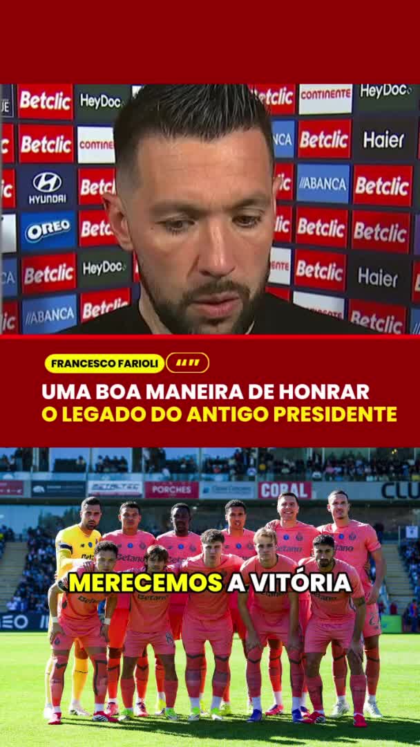 Farioli não se esqueceu de Jorge Nuno Pinto da Costa.