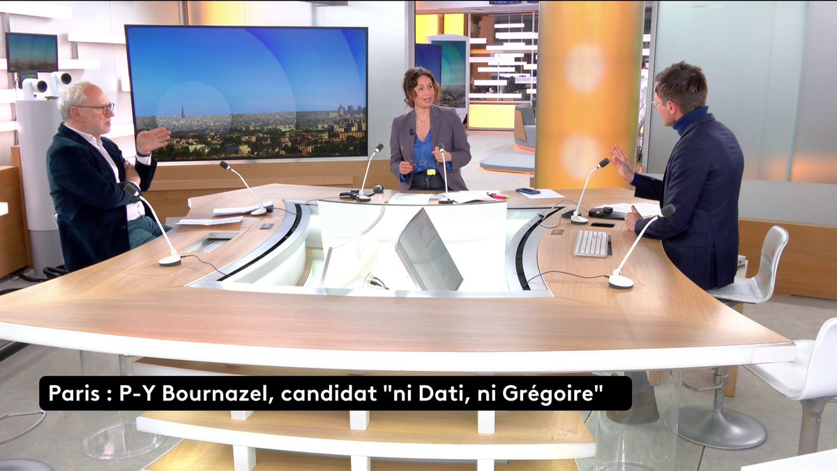 🔴 Municipales à Paris : "Je suis le candidat du changement et j’y vais pour gagner : le vote utile, c’est celui qui assure la victoire au second tour", martèle Pierre-Yves Bournazel (Horizons), qui s'estime en bonne position pour l'emporter. #ToutEstPolitique #canal16
