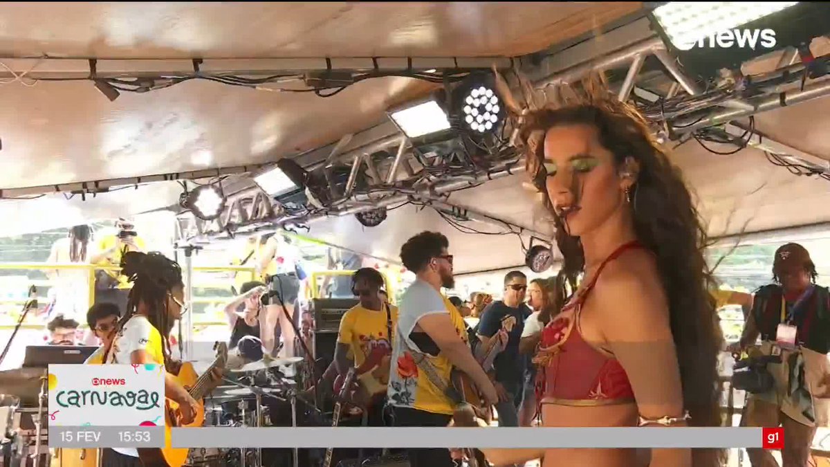 É carnaval em BH: Marina Sena se apresenta pela primeira vez na folia da capital mineira. ➡ Assista na #GloboNews: #JornalGloboNews #Carnaval
