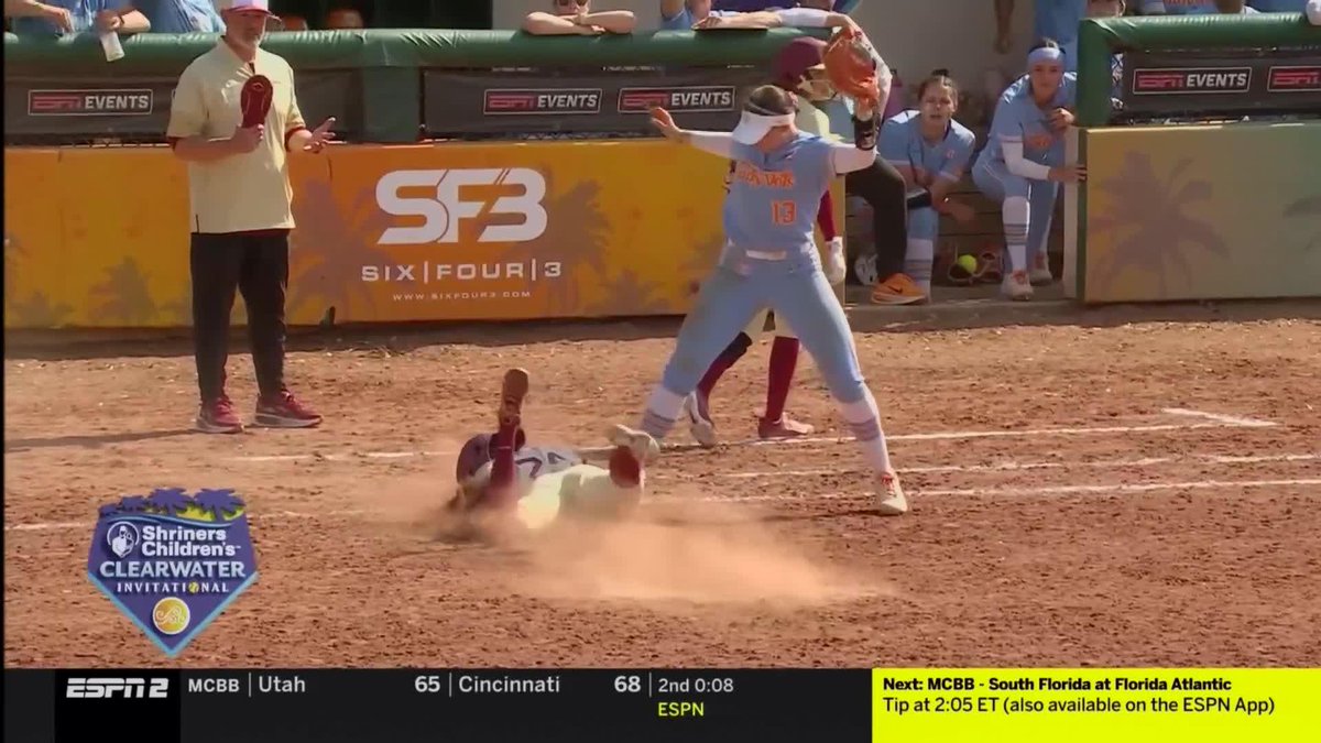 โItโs a double play!โ ๐ฃ๏ธ #NCAASoftball x ๐ฅ ESPN2 / Tennessee Softball