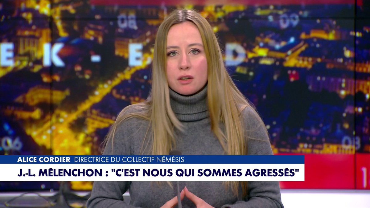 Alice Cordier répond aux accusations de violence de Jean-Luc Mélenchon envers le collectif Némésis : «Qui sont vraiment les violents ?» #HDPros2WE