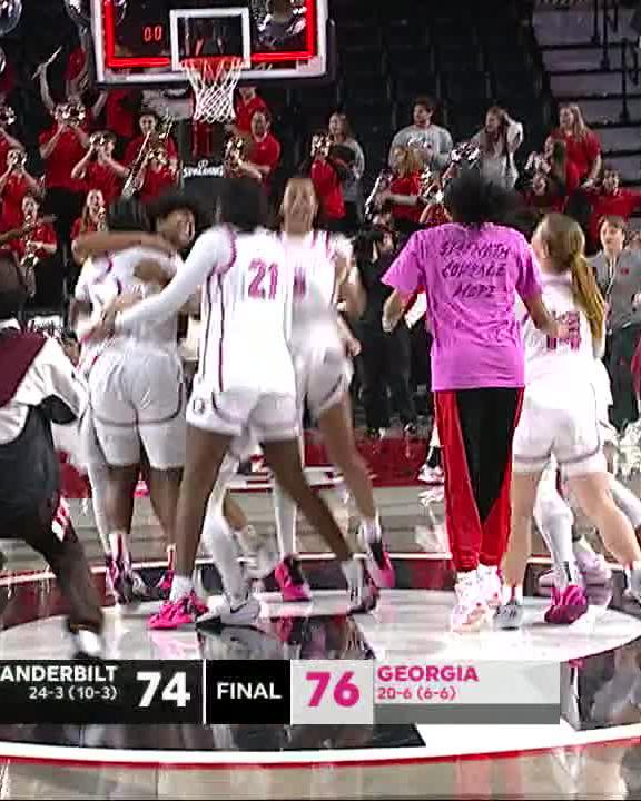 DOWN TO THE FINAL SECONDS‼️ Georgia Basketball 🏀🐶 x #SECWBB