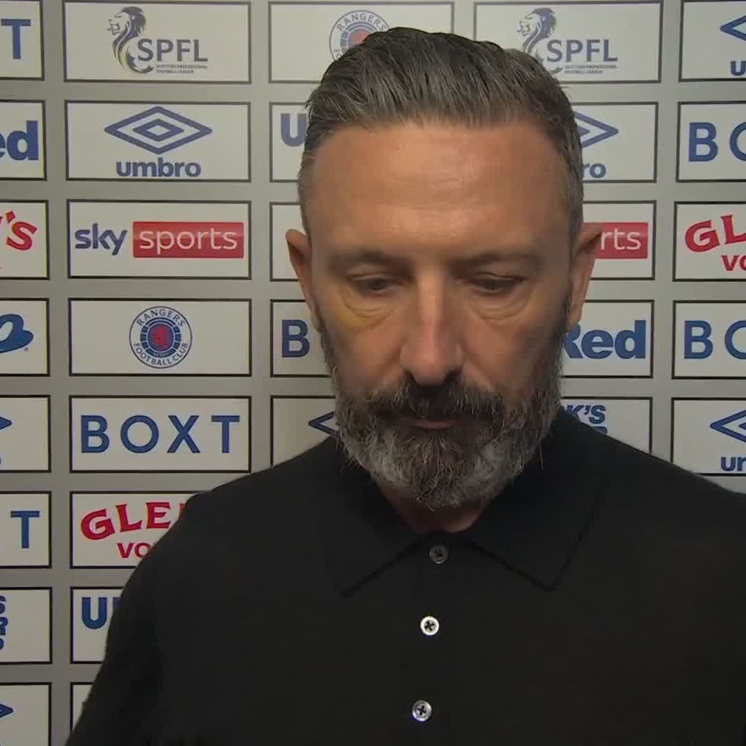 🗣️ “I thought we scored two great goals” 🗣️ “We’ve lost a fight today, but there’s still a war to be won” ❤️ Derek McInnes on Hearts’ loss to Rangers at Ibrox ⤵️