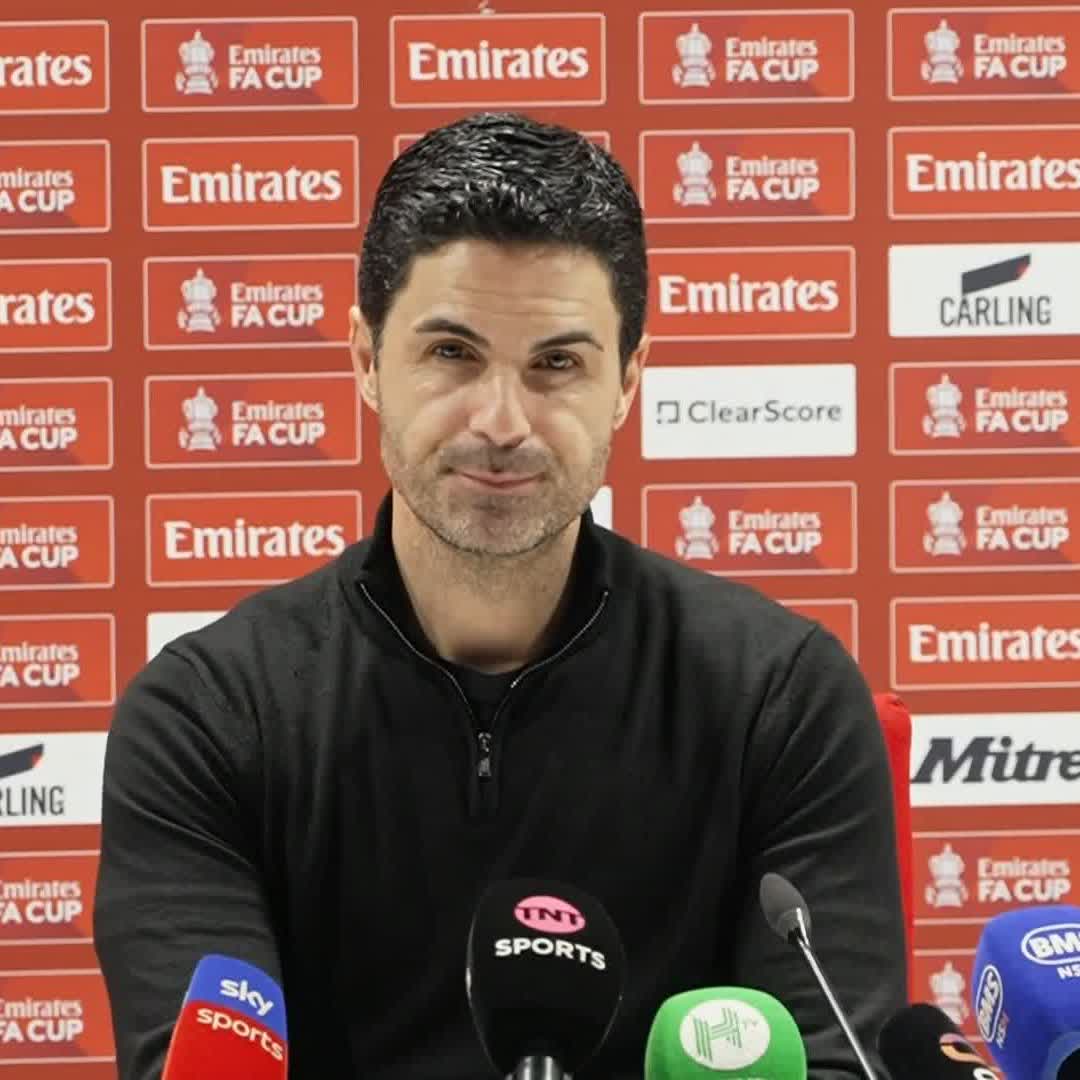 "We scored some very good goals and we're pleased with that" Mikel Arteta reflects on Arsenal's 4-0 win over Wigan Athletic in the FA Cup 🎙️